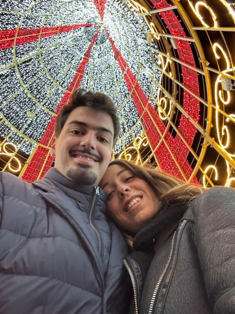 Navidad, luces y una sonrisa